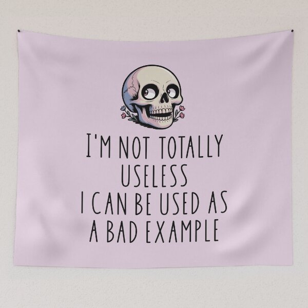 Item preview, I'm Not Totally Useless designed and sold by witchlingart.