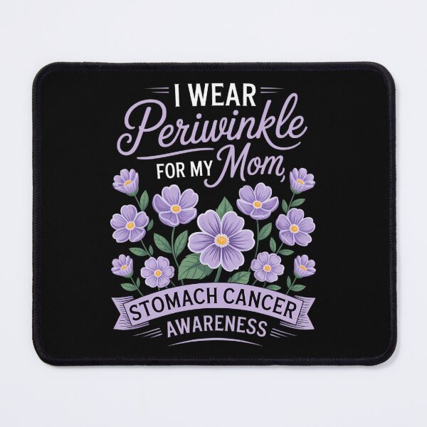 Item preview, I Wear Periwinkle For My Mom Stomach Cancer Awareness Floral designed and sold by Sea4Adventures.