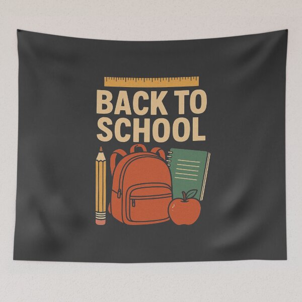 Item preview, Back to School Retro Design designed and sold by TeeLabDesign.