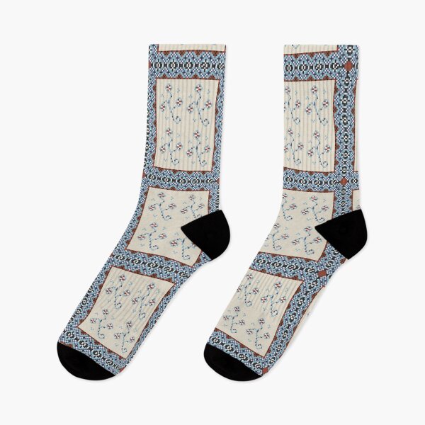 Item preview, Sandy Blue Yarrow Pixel Frame designed and sold by FlyingJackalope.
