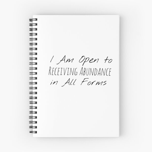 Item preview, I Am Open to Receiving Abundance in All Forms – Prosperity Affirmation designed and sold by Camila  Ardila.