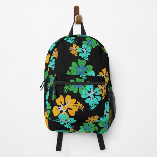 Item preview, Hawaiian Hibiscus on Black Seamless Repeat designed and sold by Sharon Schwalbe.