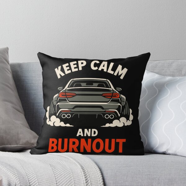 Item preview, Keep Calm And Burnout Car designed and sold by SnappyPNG.