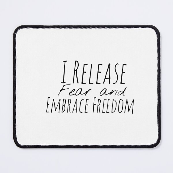 Item preview, I Release Fear and Embrace Freedom – Courage Affirmation designed and sold by Camila  Ardila.