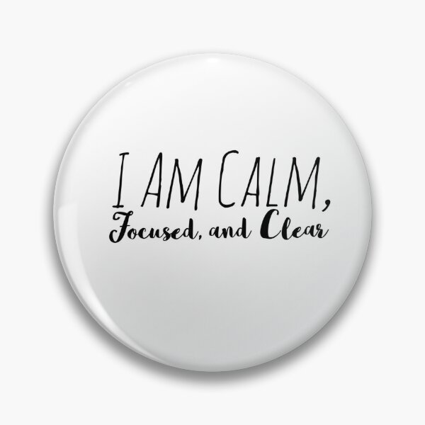 Item preview, I Am Calm, Focused, and Clear – Mental Clarity Affirmation designed and sold by Camila  Ardila.