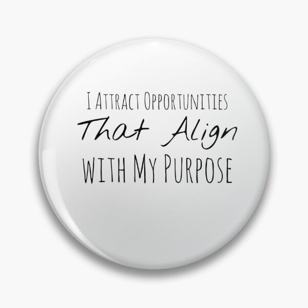 Item preview, I Attract Opportunities That Align with My Purpose – Alignment Affirmation designed and sold by Camila  Ardila.