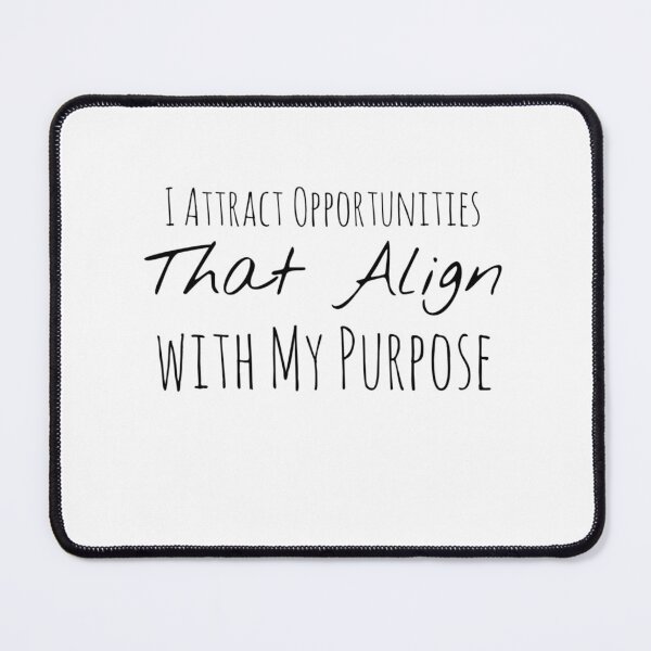 Item preview, I Attract Opportunities That Align with My Purpose – Alignment Affirmation designed and sold by Camila Ardila.