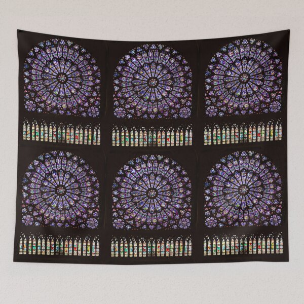Item preview, Notre Dame Cathedral Paris Rose Window designed and sold by antiqueart.