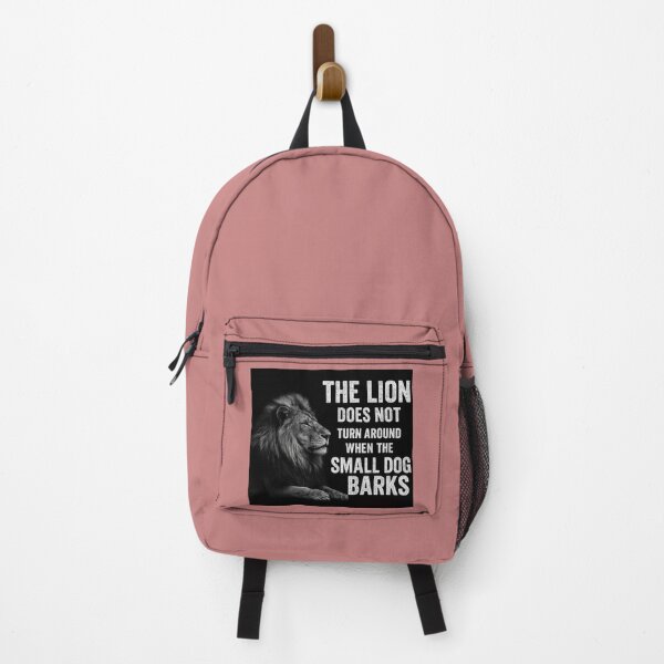 Item preview, The Lion Does Not Turn – Motivational Quote Design designed and sold by LunaSpellStudio.