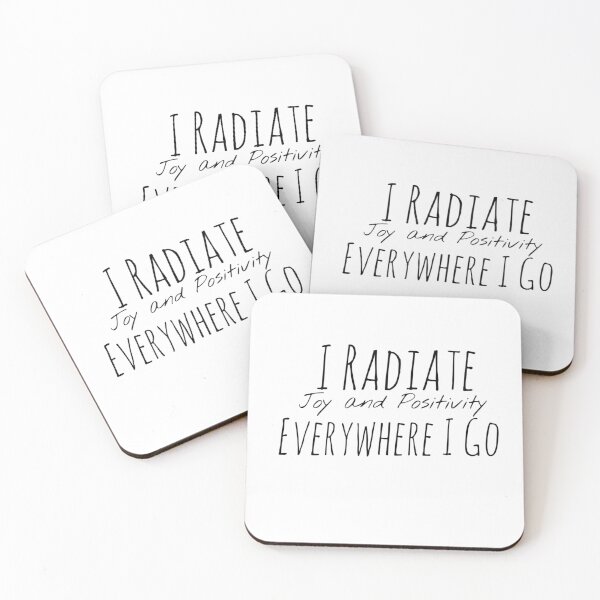 Item preview, I Radiate Joy and Positivity Everywhere I Go – Joy Affirmation designed and sold by Camila  Ardila.