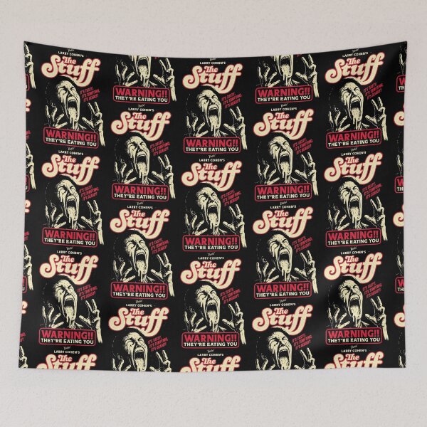 Item preview, The Stuff – 80s Cult Horror | Retro B-Movie Fan Art Tee designed and sold by Vudu! ⚡ Studio.