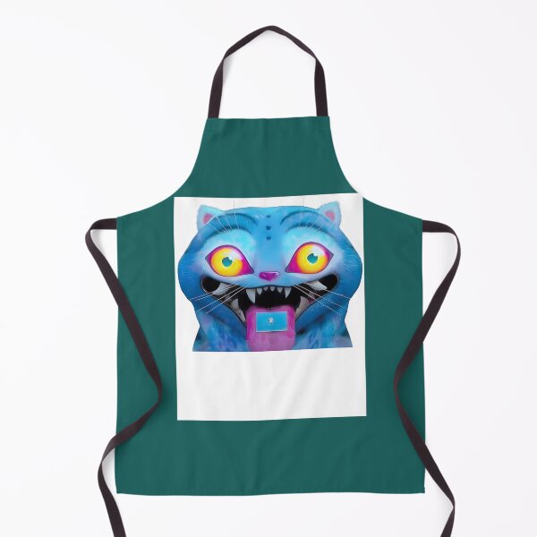 Artikelvorschau, Derpy Blue Feline Monster | PERFEKTES GESCHENK FÜR SIE UND FREUNDE entworfen und verkauft von BrooksShopUS.
