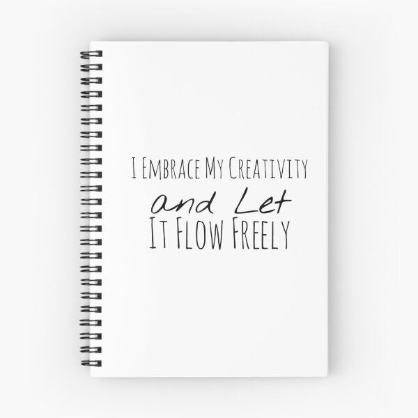 Item preview, I Embrace My Creativity and Let It Flow Freely – Creative Energy Affirmation designed and sold by Camila  Ardila.