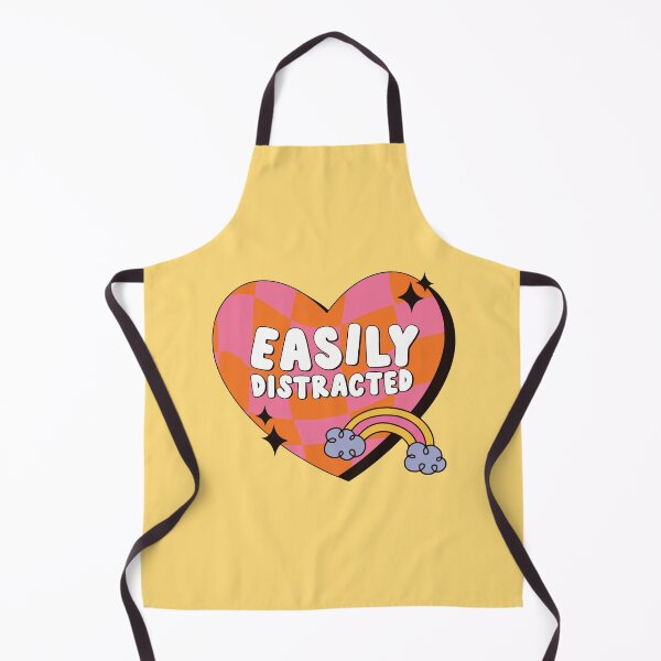 Item preview, Easily Distracted Funny ADHD Quote designed and sold by BrownHorse90s.