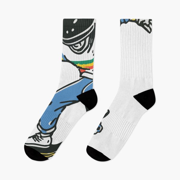 Item preview, Cool Helmeted Skater Retro Drawing designed and sold by AGraphic11.