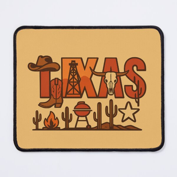 Item preview, Texas Typography Cowboy Desert Culture Design designed and sold by NovaMoodCo.