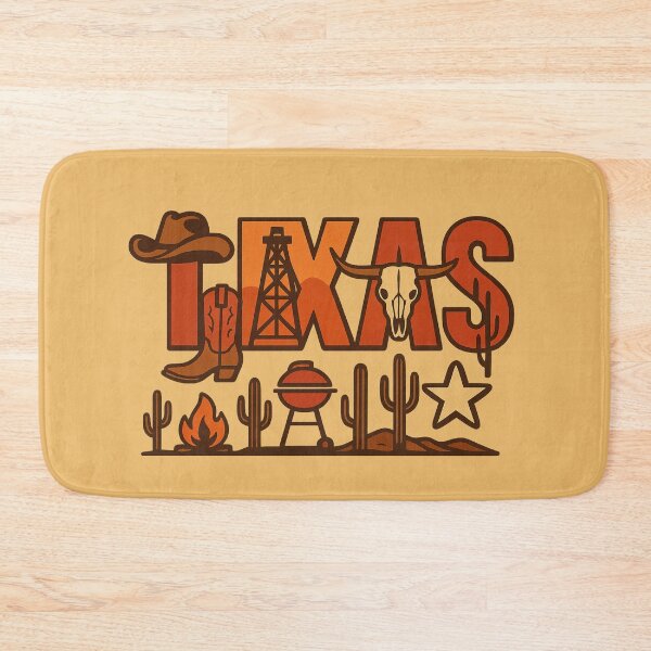 Item preview, Texas Typography Cowboy Desert Culture Design designed and sold by NovaMoodCo.