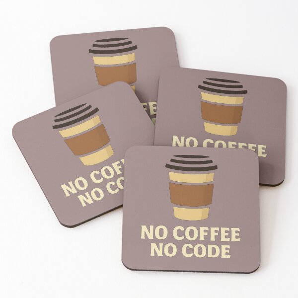 Item preview,  No Coffee No Code T-Shirt | Funny Programmer Coffee Lover Tee designed and sold by KDesignCrafts.