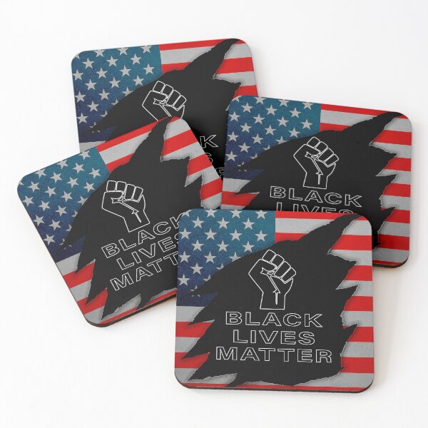 Item preview, Black Lives Matter Fist USA Flag Political Movement Design designed and sold by XenoFinalDawn Shop.