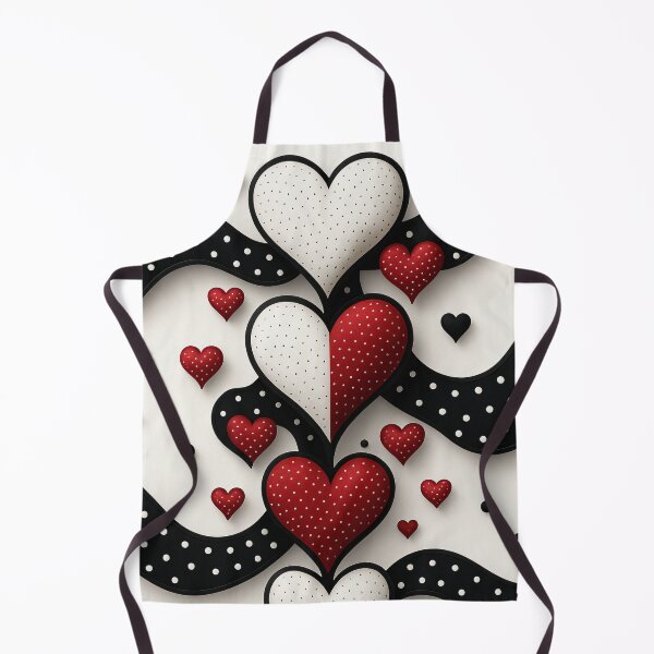 Item preview, Polka Dot Hearts designed and sold by Kaleidoscope Print.