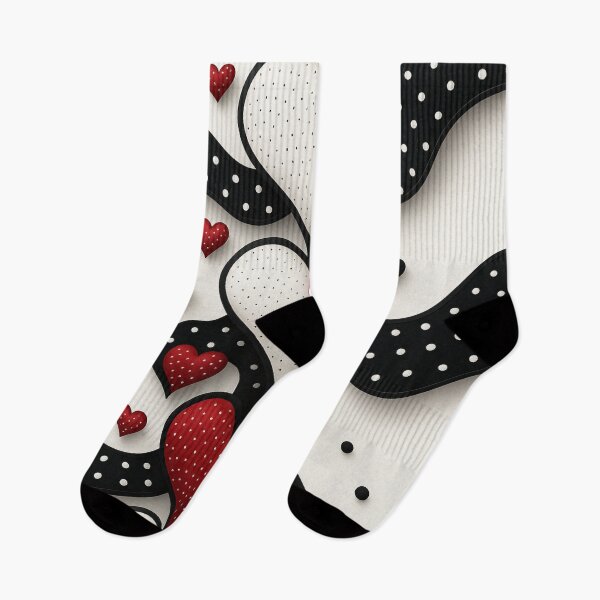 Item preview, Polka Dot Hearts designed and sold by Kaleidoscope Print.