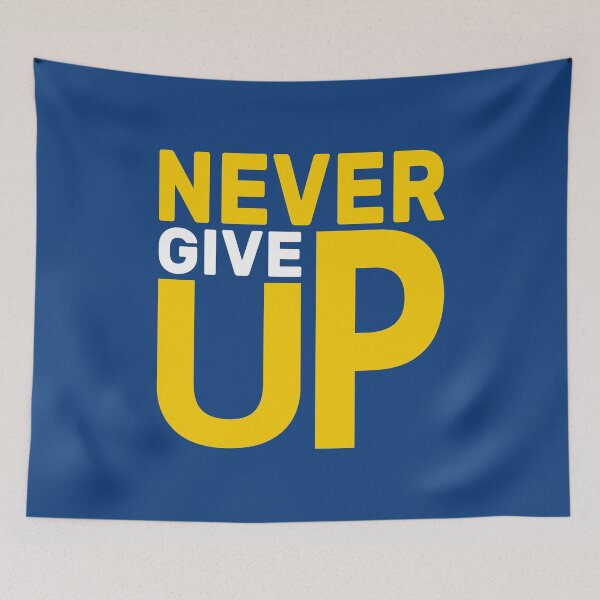 Item preview, Never Give Up designed and sold by Jeallan Designs.