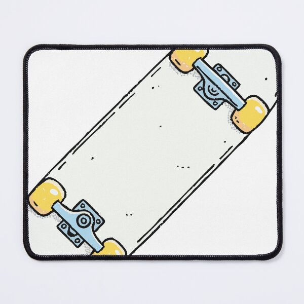 Item preview, Minimalist Blank Skateboard Deck Illustration designed and sold by AGraphic11.