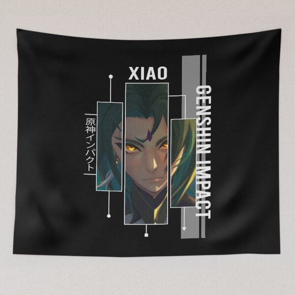Item preview, Xiao - Genshin Impact designed and sold by Vivzie-Art.