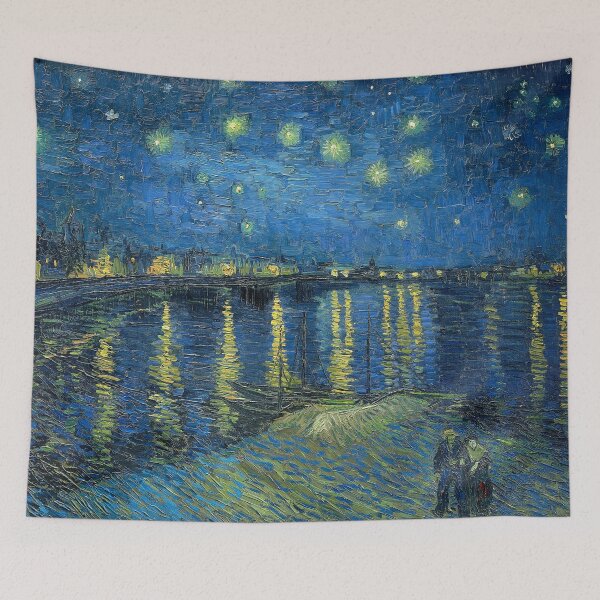 Item preview, Vincent Van Gogh Starry Night Over the Rhone designed and sold by antiqueart.