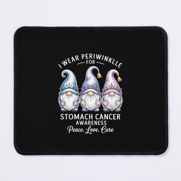 Item preview, Peace Love Cure I Wear Periwinkle Gnome Stomach Cancer designed and sold by KarstenNoanra.