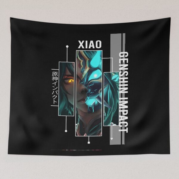 Item preview, Xiao - Genshin Impact designed and sold by Vivzie-Art.
