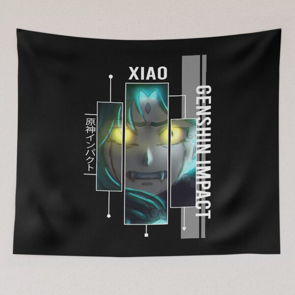 Item preview, Xiao - Genshin Impact designed and sold by Vivzie-Art.