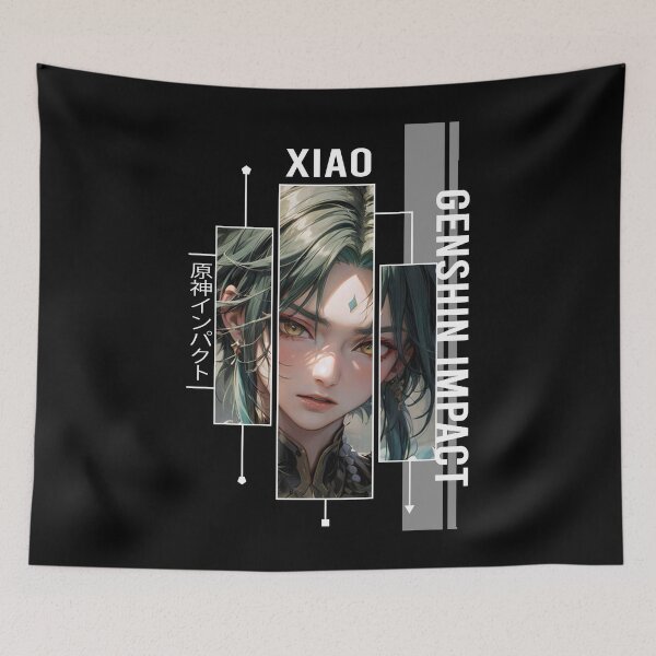 Item preview, Xiao - Genshin Impact designed and sold by Vivzie-Art.