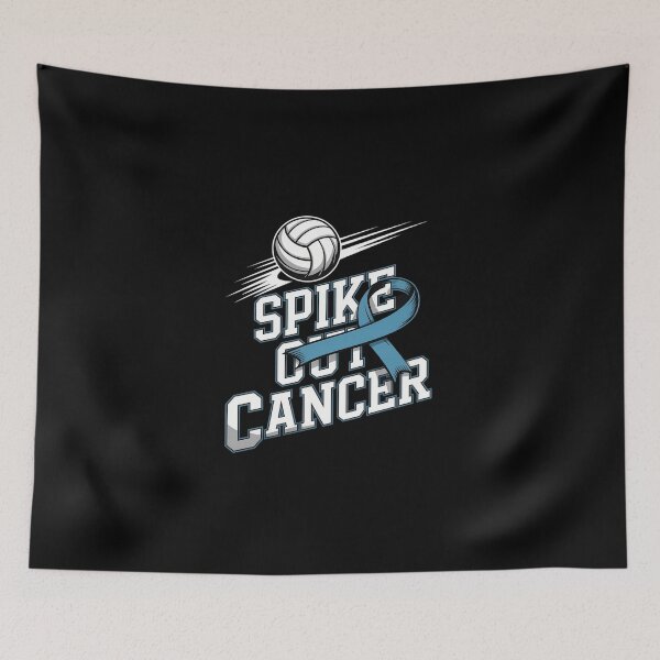 Item preview, Womens Spike Out Volleyball Stomach Cancer Awareness Ribbon designed and sold by KarstenNoanra.