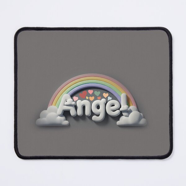 Item preview, Cute Angel word with rainbow and clouds designed and sold by Hotpotsoyummy.
