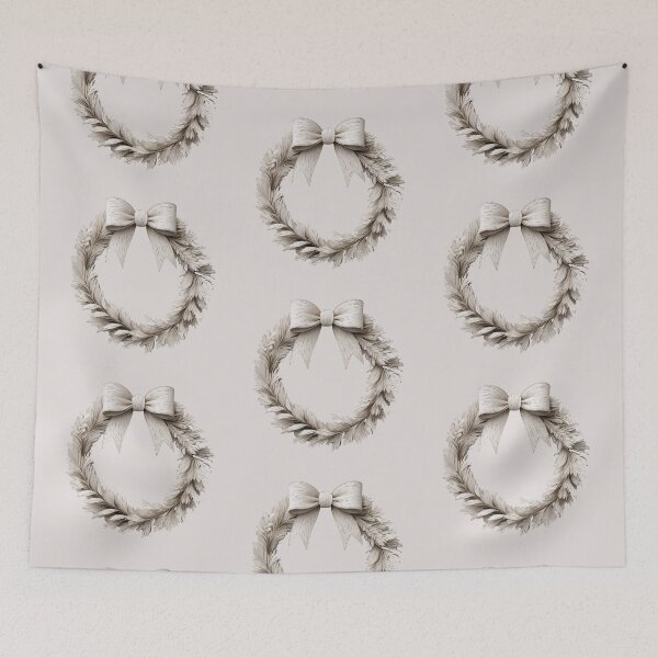 Item preview, Neutral Leaf Wreath Art designed and sold by 0606PM.