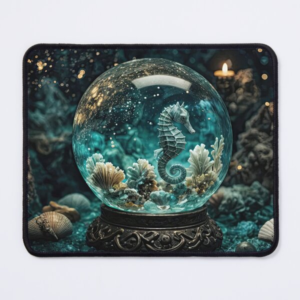 Item preview, Mystical Seahorse in Glass Dome designed and sold by Stephanie Laird.