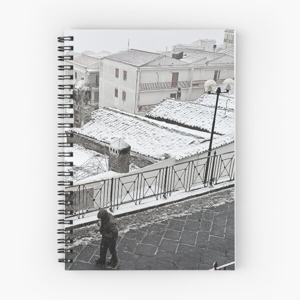 Item preview, Snow-Covered Chimneys of Monte Sant'Angelo | Winter in the Ancient Village designed and sold by EpicVistas.