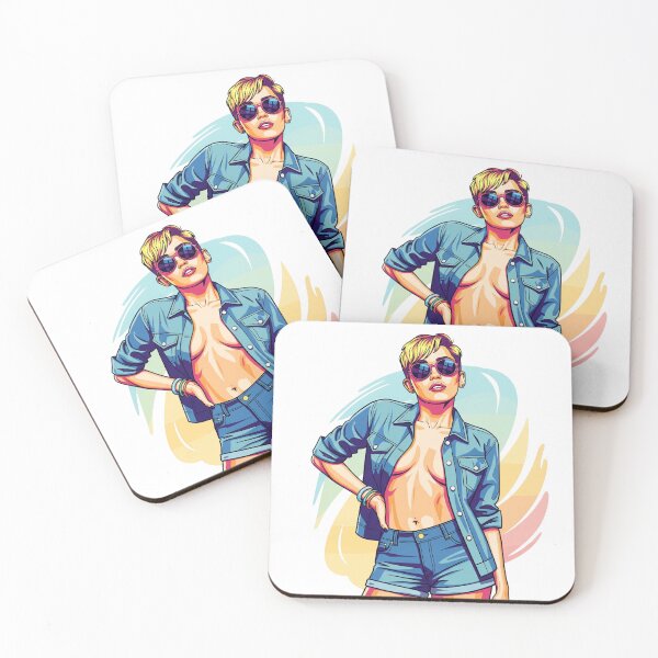 Item preview, Miley Cyrus Cartoon designed and sold by MattBStickers.