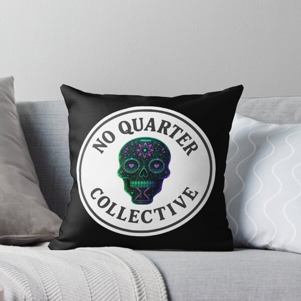 Artikelvorschau, Cyberpunk-Zuckerschädel-Logo entworfen und verkauft von No Quarter Collective.