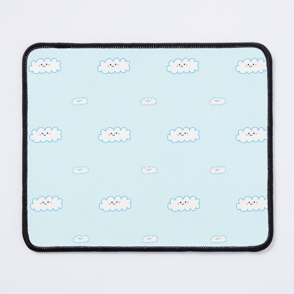 Item preview, Cute Kawaii Cloud Seamless Pattern – Pastel Blue Sky Design designed and sold by PatternsLast.