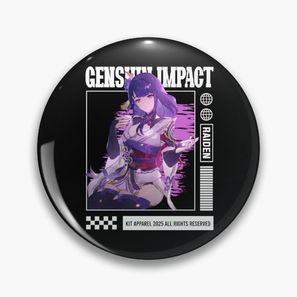 Item preview, Raiden - Genshin Impact  designed and sold by gontijoart.