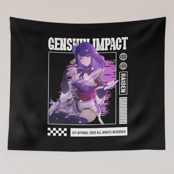 Item preview, Raiden - Genshin Impact  designed and sold by gontijoart.