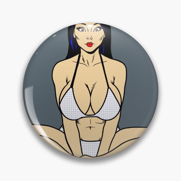 Item preview, White Bikini Pinup designed and sold by SolefulStickers.