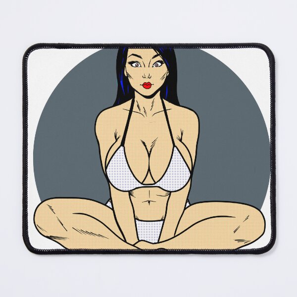 Item preview, White Bikini Pinup designed and sold by SolefulStickers.