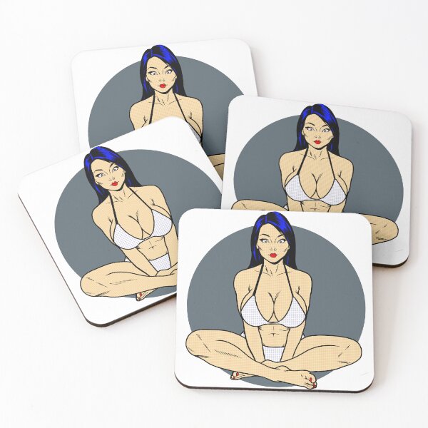 Item preview, White Bikini Pinup designed and sold by SolefulStickers.