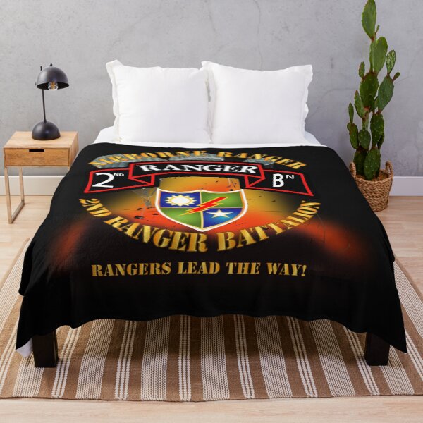 Item preview, SOF - 2nd Ranger Battalion - Airborne Ranger 3 Rangers w Fire X 300 designed and sold by Military Insignia Products.