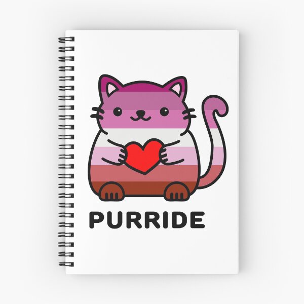 Item preview, Purride - Lesbian Pride Flag Kitty designed and sold by ilexdesigns.