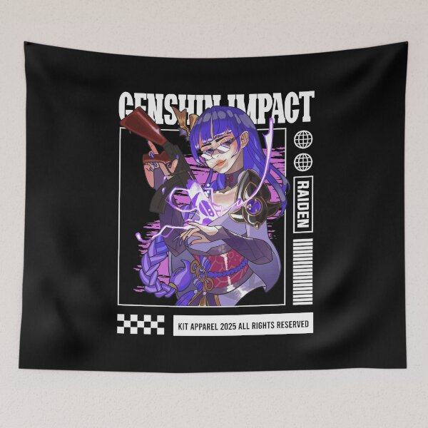 Item preview, Raiden - Genshin Impact  designed and sold by gontijoart.