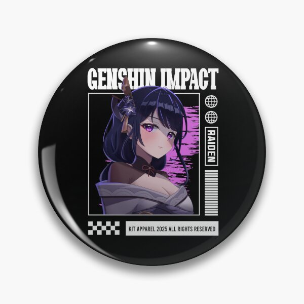 Artikelvorschau, Raiden – Genshin Impact entworfen und verkauft von gontijoart.